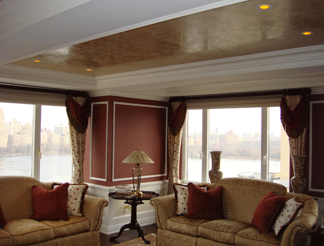 Marmorino Venetian Plaster Ceiling